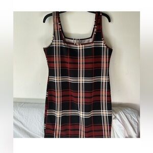 SHEIN Plaid Mini Dress